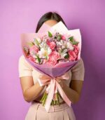 Bouquet de rosas y astromelias - Imagen 2